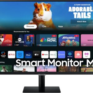 SAMSUNG 27-Inch M5 (M50D) Series FHD Smart Monitor with Streaming TV, Speakers, HDR10