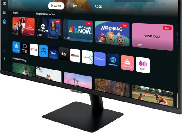 SAMSUNG 27-Inch M5 (M50D) Series FHD Smart Monitor with Streaming TV, Speakers, HDR10