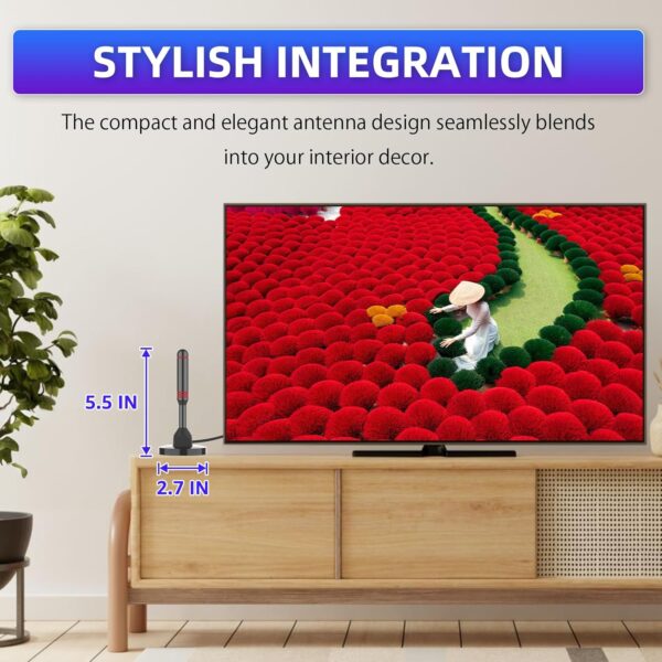 Digital TV Antenna for Smart TV Indoor,TV Antenna for Local Channels Free To Air
