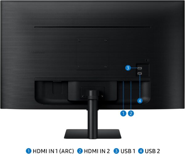 SAMSUNG 27-Inch M5 (M50D) Series FHD Smart Monitor with Streaming TV, Speakers, HDR10 SAMSUNG 27-Inch M5 (M50D) Series FHD Smart Monitor with Streaming TV, Speakers, HDR10