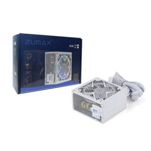 Zumax 650W 80 Plus Bronze Desktop Workstation Gaming Power Supply – Black