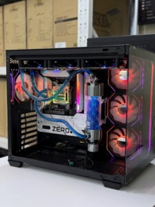 Gaming Pc Water Cooled, Amd ryzen 7 7800X3D,Msi Pro B650 Zero Project,64GB DDR5,1TB Nvme Ssd,Nvidia Geforce Rtx 5070 12Gb, Computer