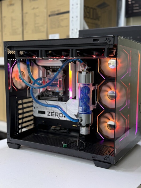 Gaming Pc Water Cooled, Amd ryzen 7 7800X3D,Msi Pro B650 Zero Project,64GB DDR5,1TB Nvme Ssd,Nvidia Geforce Rtx 5070 12Gb, Computer
