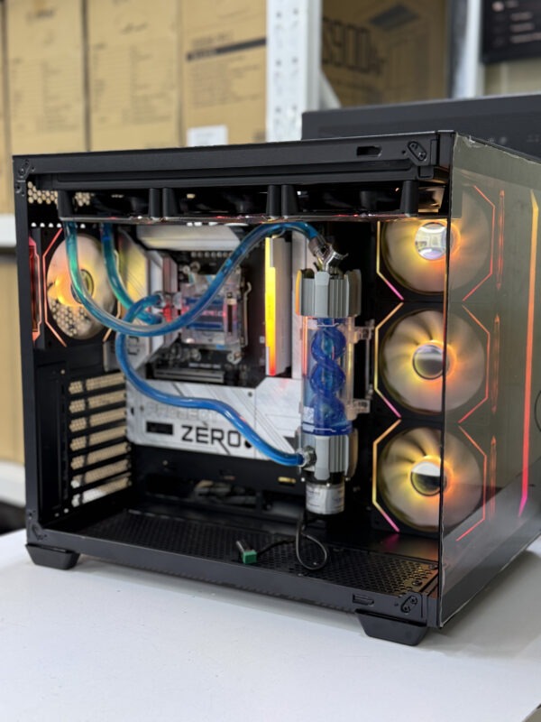 Gaming Pc Water Cooled, Amd ryzen 7 7800X3D,Msi Pro B650 Zero Project,64GB DDR5,1TB Nvme Ssd,Nvidia Geforce Rtx 5070 12Gb, Computer