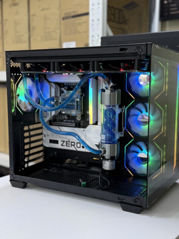 Gaming Pc Water Cooled, Amd ryzen 7 7800X3D,Msi Pro B650 Zero Project,64GB DDR5,1TB Nvme Ssd,Nvidia Geforce Rtx 5070 12Gb, Computer