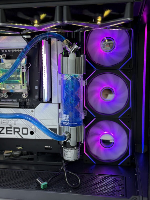 Gaming Pc Water Cooled, Amd ryzen 7 7800X3D,Msi Pro B650 Zero Project,64GB DDR5,1TB Nvme Ssd,Nvidia Geforce Rtx 5070 12Gb, Computer