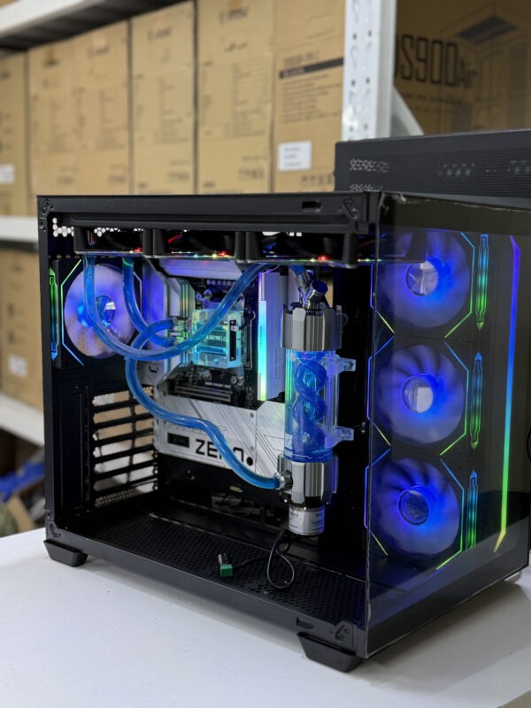 Gaming Pc Water Cooled, Amd ryzen 7 7800X3D,Msi Pro B650 Zero Project,64GB DDR5,1TB Nvme Ssd,Nvidia Geforce Rtx 5070 12Gb, Computer