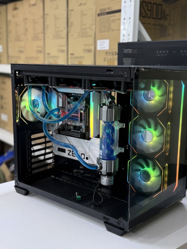 Gaming Pc Water Cooled, Amd ryzen 7 7800X3D,Msi Pro B650 Zero Project,64GB DDR5,1TB Nvme Ssd,Nvidia Geforce Rtx 5070 12Gb, Computer