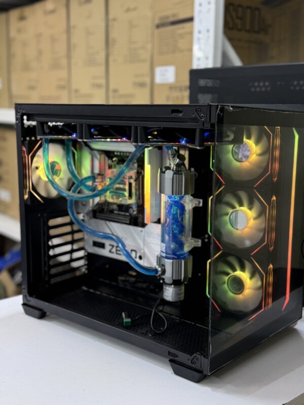 Gaming Pc Water Cooled, Amd ryzen 7 7800X3D,Msi Pro B650 Zero Project,64GB DDR5,1TB Nvme Ssd,Nvidia Geforce Rtx 5070 12Gb, Computer