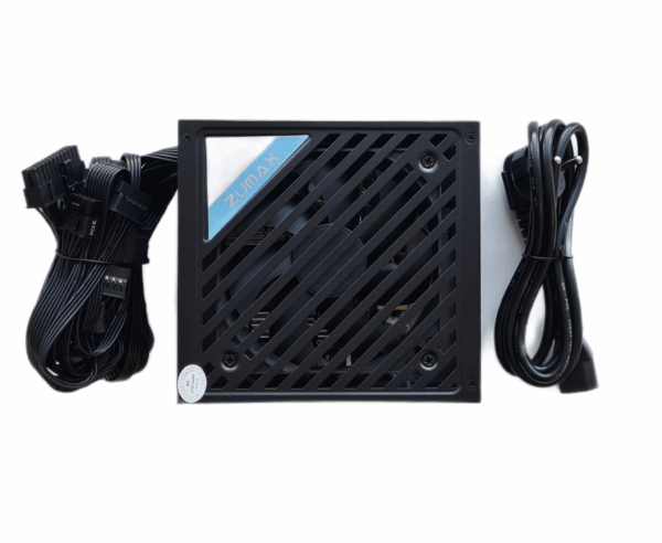 Zumax 750W 80 Plus Bronze Desktop Power Supply – Black