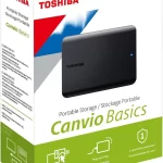 TOSHIBA 2TB Canvio Basics Portable Hard Drive USB 3.0 Model HDTB520XK3AA