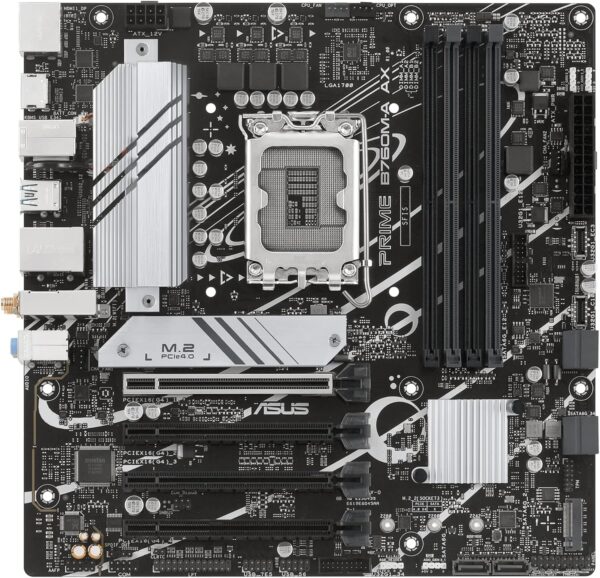 ASUS PRIME B760M-A AX LGA 1700 Micro-ATX Gaming Motherboard