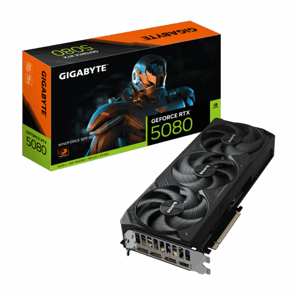 Gigabyte GeForce RTX 5080 WINDFORCE 16GB GDDR7 SFF Graphics Card