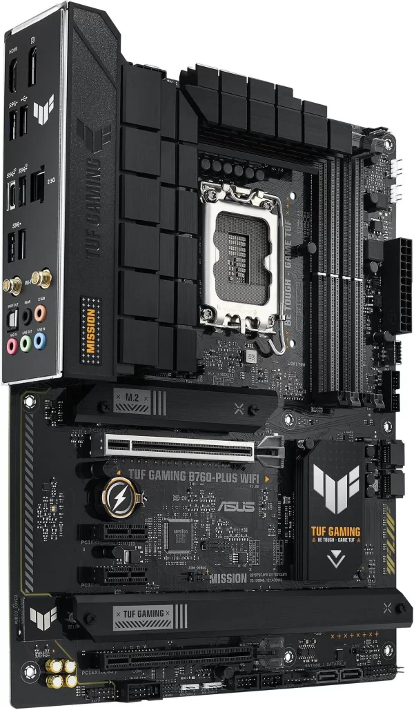 ASUS TUF GAMING B760-PLUS WIFI DDR5 Lga 1700 ATX Gaming Motherboard