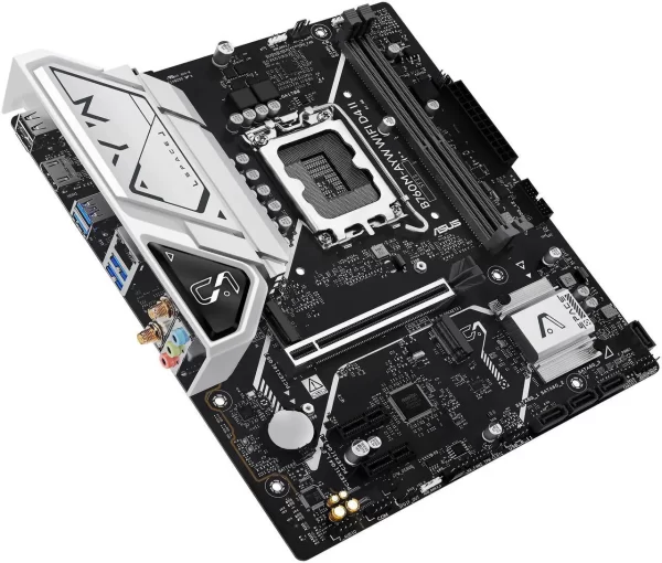 ASUS B760M-AYW WIFI D4 II LGA 1700 Intel B760 Micro ATX Gaming Motherboard