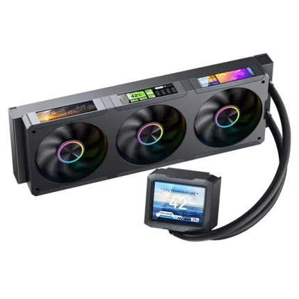 Jonsbo TF3-360SC Water Cooled Radiator Screen Display ARGB Integrated 360 AIO CPU Liquid Cooling TF3-360SCW LGA115X 1700 1851 1200 2011 AM4 AM5