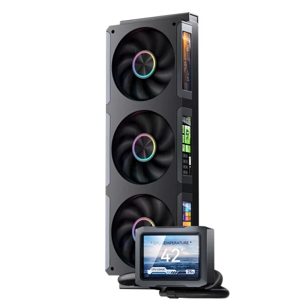 Jonsbo TF3-360SC Water Cooled Radiator Screen Display ARGB Integrated 360 AIO CPU Liquid Cooling TF3-360SCW LGA115X 1700 1851 1200 2011 AM4 AM5