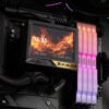 Thermalright Mjolnir Vision 360 ARGB Black Magnetic Detachable LCD Screen with 320 * 240 Resolution AIO CPU Water Cooler