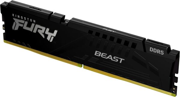 Kingston FURY Beast Black DDR5 32GB 5600MT/s CL40 DIMM Desktop Gaming Memory Single Module AMD Expo and Intel XMP - KF556C40BB2-32