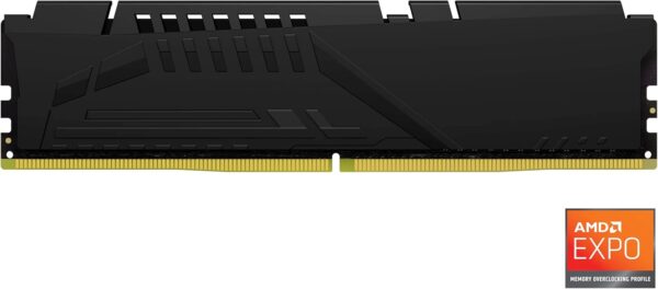 Kingston FURY Beast Black DDR5 32GB 5600MT/s CL40 DIMM Desktop Gaming Memory Single Module AMD Expo and Intel XMP - KF556C40BB2-32