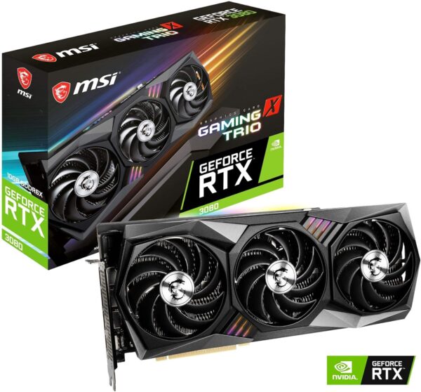 MSI GeForce RTX 3080 GAMING X TRIO 10GB GDRR6X Graphics Card