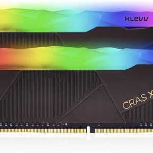 KLEVV CRAS X DDR4 RGB 16GB (2x 8GB) 3600MHz CL18 Gaming Memory RAM kit XMP 2.0 High Performance Overclocking