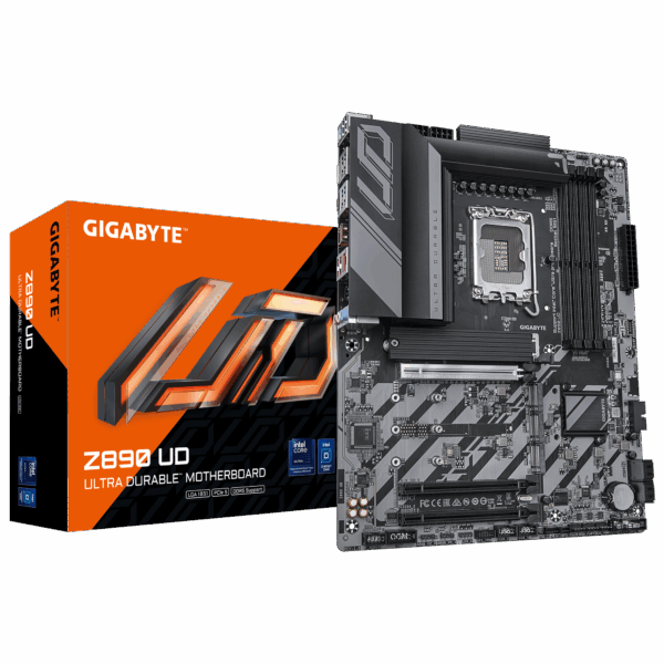 Gigabyte Z890 UD WIFI6E Intel LGA 1851 ATX Motherboard (Matte Black)