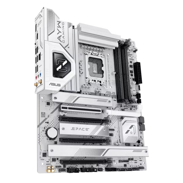 ASUS Z890 AYW Gaming WiFi W Intel Core Ultra LGA 1851 ATX White Motherboard