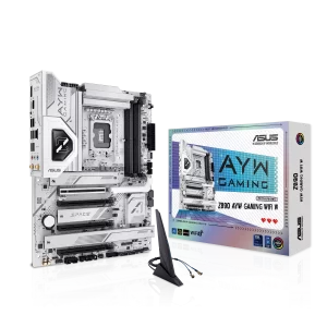ASUS Z890 AYW Gaming WiFi W Intel Core Ultra LGA 1851 ATX White Motherboard