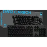 Logitech G512 LIGHTSYNC RGB Mechanical Gaming Keyboard (Carbon, GX Brown Tactile)
