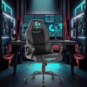 Logitech Ergonomic Gaming Chair Black.
