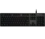 Logitech G512 LIGHTSYNC RGB Mechanical Gaming Keyboard (Carbon, GX Brown Tactile)