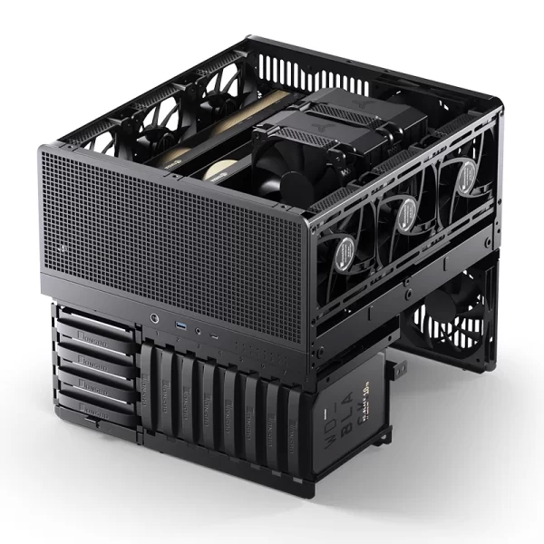JONSBO N5 NAS, E-ATX,12HDD+4SSD Drive Bay GPU AI SERVER Storage Computer Pc Case