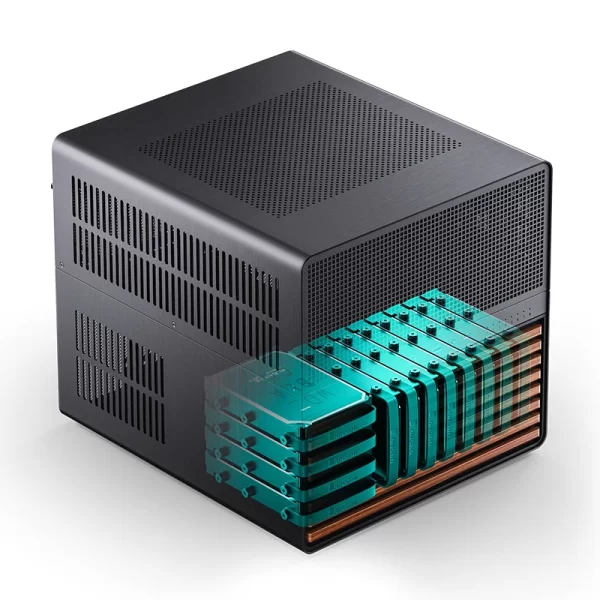 JONSBO N5 NAS, E-ATX,12HDD+4SSD Drive Bay GPU AI SERVER Storage Computer Pc Case
