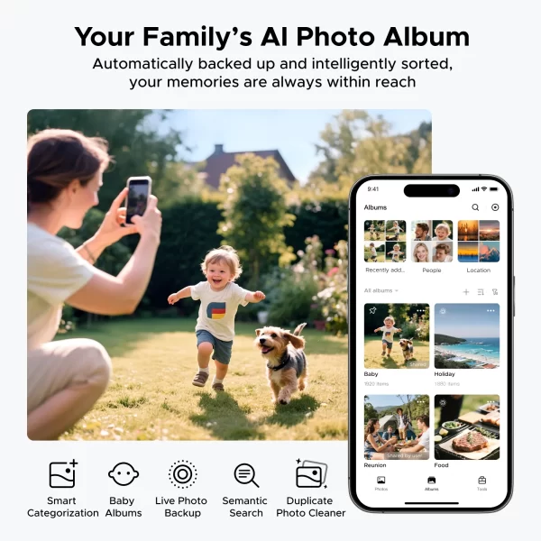 UGREEN NAS DH4300 Plus 4-Bay Desktop NASync, Support Capacity 120TB, Remote Access, AI Photo Album, Beginner Friendly System, 8GB LPDDR4X RAM, 2.5GbE, 4K HDMI, Network Attached Storage(Diskless)