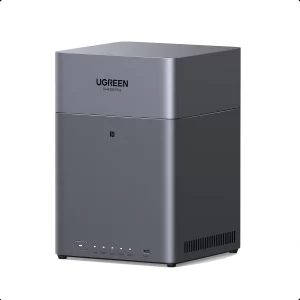 UGREEN NAS DH4300 Plus 4-Bay Desktop NASync, Support Capacity 120TB, Remote Access, AI Photo Album, Beginner Friendly System, 8GB LPDDR4X RAM, 2.5GbE, 4K HDMI, Network Attached Storage(Diskless)