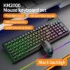 SOREX Km2000 Wired RGB Gaming Keyboard Mouse Combo