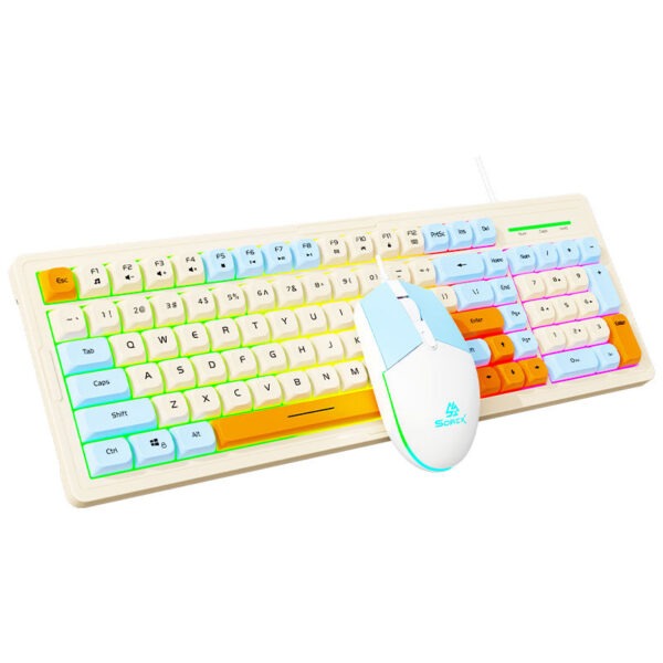 SOREX Km2000 Wired RGB Gaming Keyboard Mouse Combo