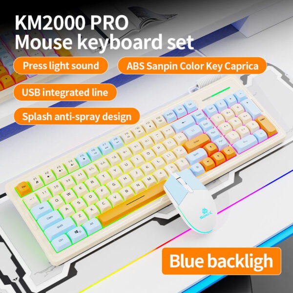 SOREX Km2000 Wired RGB Gaming Keyboard Mouse Combo