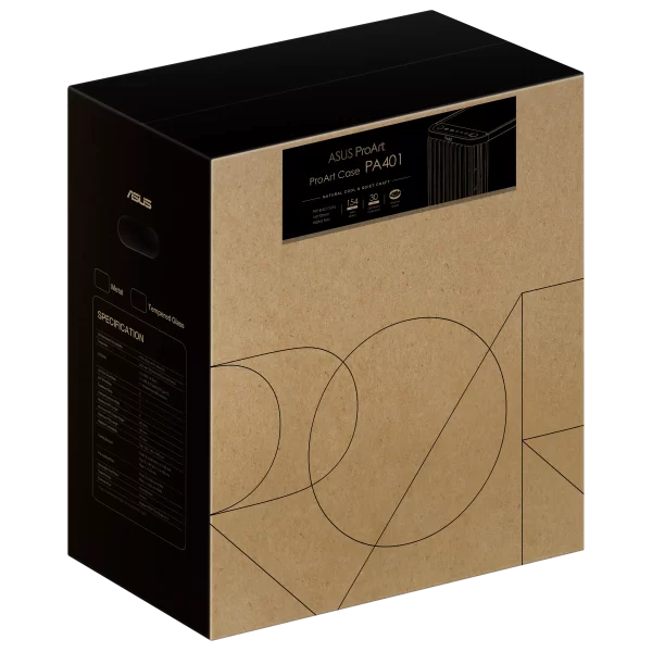 ASUS ProArt PA401 Wood Edition Tempered Glass ATX Mid-Tower Computer Case