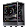 JONSBO D401 ATX Gaming PC Case Seaview Black.
