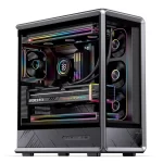 JONSBO D401 ATX Gaming PC Case Seaview Black.