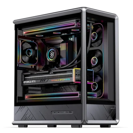 JONSBO D401 ATX Gaming PC Case Seaview Black.
