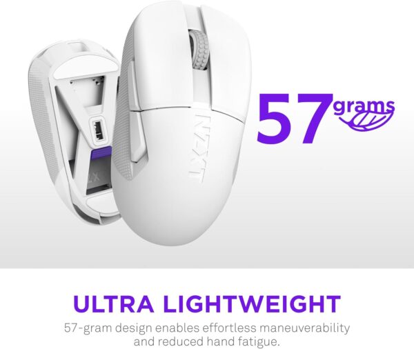 NZXT Lift Elite Wireless Ultra Lightweight Gaming Mouse White