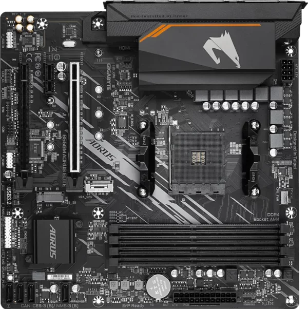 Gigabyte B550M AORUS ELITE AM4 Micro-ATX Motherboard