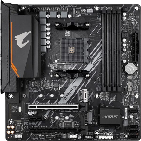 Gigabyte B550M AORUS ELITE AM4 Micro-ATX Motherboard