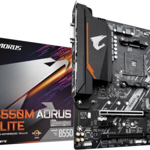 Gigabyte B550M AORUS ELITE AM4 Micro-ATX Motherboard
