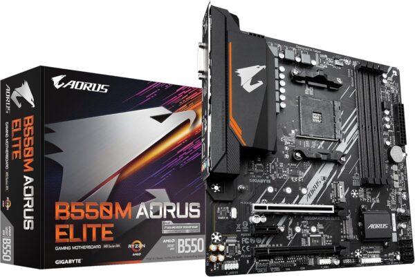 Gigabyte B550M AORUS ELITE AM4 Micro-ATX Motherboard