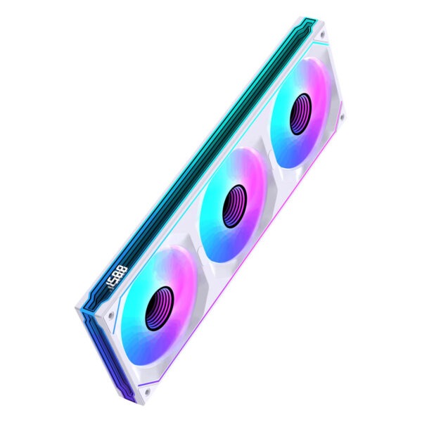 LOVINGCOOL Coherent LG Pro-360 PC Fan Digital Display Siamese Building Block ARGB Chassis Case Fan