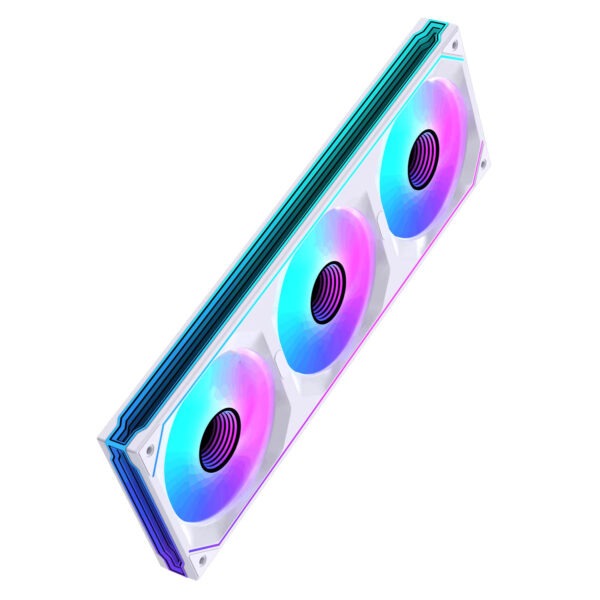LOVINGCOOL Coherent LG Pro-360 PC Fan Digital Display Siamese Building Block ARGB Chassis Case Fan